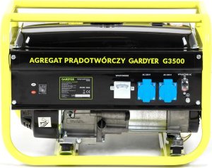 Agregat Gardyer AGREGAT PRĄDOTWÓRCZY GENERATOR PRĄDU JEDNOFAZOWY GARDYER G3500 3.1 kW - OFICJALNY DYSTRYBUTOR - AUTORYZOWANY DEALER GARDYER 3