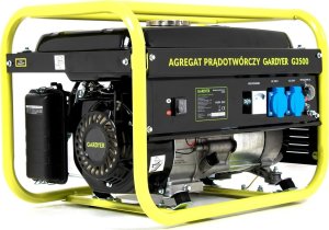 Agregat Gardyer AGREGAT PRĄDOTWÓRCZY GENERATOR PRĄDU JEDNOFAZOWY GARDYER G3500 3.1 kW - OFICJALNY DYSTRYBUTOR - AUTORYZOWANY DEALER GARDYER 7