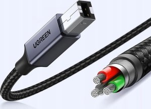 Kabel USB Ugreen USB-C - USB-B 2 m Czarny (45106) 5