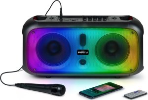 Głośnik BigBen Big Ben Głośnik Bluetooth Mikrofon Party Cube Podświetlenie LED 200W 1