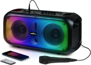 Głośnik BigBen Big Ben Głośnik Bluetooth Mikrofon Party Cube Podświetlenie LED 200W 11