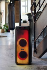 Głośnik BigBen Big Ben Głośnik Bluetooth 2x Mikrofon Party Tower XL Karaoke Podświetlenie LED 600W 11