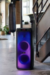 Głośnik BigBen Big Ben Głośnik Bluetooth 2x Mikrofon Party Tower XL Karaoke Podświetlenie LED 600W 9