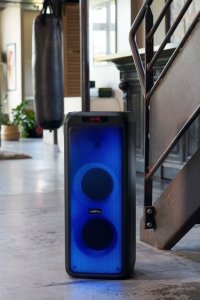 Głośnik BigBen Big Ben Głośnik Bluetooth 2x Mikrofon Party Tower XL Karaoke Podświetlenie LED 600W 10