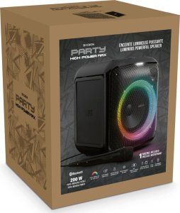Głośnik BigBen Big Ben Głośnik Bluetooth Mikrofon Party Cube Max Karaoke Podświetlenie 200W 2