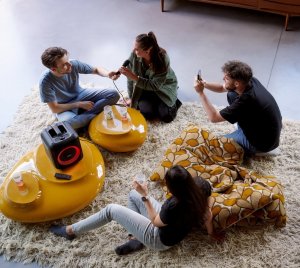 Głośnik BigBen Big Ben Głośnik Bluetooth Mikrofon Party Cube Max Karaoke Podświetlenie 200W 6