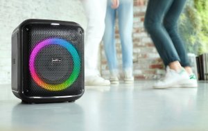 Głośnik BigBen Big Ben Głośnik Bluetooth Mikrofon Party Cube Max Karaoke Podświetlenie 200W 7