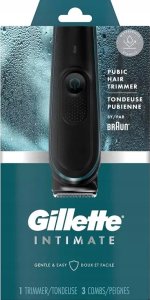 Trymer Braun Gillette INTIMATE Trimmer i5, hair clipper (black/blue) 1