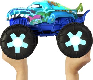 Mattel Hot Wheels RC Monster Trucks Mega-Wrex Alive Światła i dźwięki (JBD90) 7