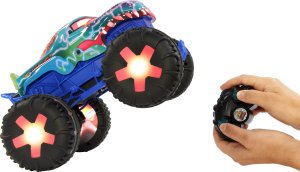 Mattel Hot Wheels RC Monster Trucks Mega-Wrex Alive Światła i dźwięki (JBD90) 10