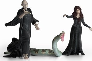 Figurka Schleich Schleich Wizarding World Lord Harry Potter - Voldemort with Nagini & Bellatrix, toy figure 1