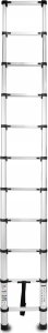 AWTools DRABEST ALUMINUM TELESCOPIC LADDER 11 steps 3.2 m HOME 125 kg 1