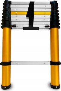 AWTools DRABEST ALUMINUM TELESCOPIC LADDER 9 steps 2.6 m MAX 150 kg 1