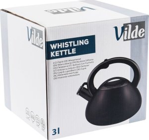 Vilde Czajnik z gwizdkiem stalowy czarny 3 l 7