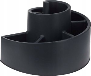 Vilde Kwietnik ogrodowy plastikowy czarny spiralny 53x43,5x32,5 cm 2