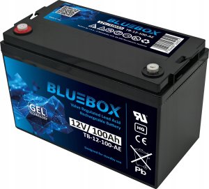 Agregat Dedra Akumulator Bluebox Vrla AGM 12V 100AH Techtru TB-12-100-AE 2