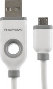 Kabel USB Thomson THOMSON THCABLEMIC2A - szybki kabel - Micro USB, 1m, biały 1