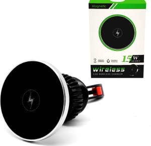 Ładowarka Vega ECOBOX UCHWYT MAGNETYCZNY DO TELEFONU 15W BEZPRZEWODOWA ŁADOWARKA SAMOCHODOWA> 1