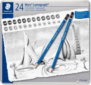 Staedtler Ołówek Lumograph 12B-10H 24szt STAEDTLER 1