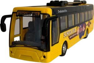 ProNice TROLEJBUS SZKOLNY ZDALNIE STEROWANY KOMUNIKACJA MIEJSKA EFEKTY ŚWIETLNE RC 2