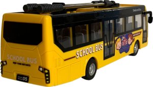 ProNice TROLEJBUS SZKOLNY ZDALNIE STEROWANY KOMUNIKACJA MIEJSKA EFEKTY ŚWIETLNE RC 4