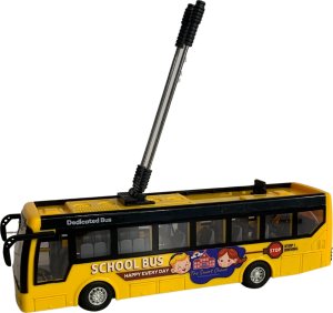 ProNice TROLEJBUS SZKOLNY ZDALNIE STEROWANY KOMUNIKACJA MIEJSKA EFEKTY ŚWIETLNE RC 5