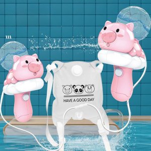 ProNice PISTOLET NA WODĘ ŚWINKA NA CHMURCE ZE ZBIORNIKIEM + PLECAK 6