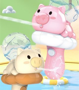 ProNice PISTOLET NA WODĘ ŚWINKA NA CHMURCE ZE ZBIORNIKIEM + PLECAK 7