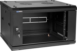 Szafa Qoltec W6406/B - Szafa Rack 19" - 600x450x6U (Rozłożona) 1