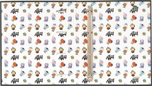 Eurocom BT21 - Segregator A4 z kolekcji Street Mood (4 ringi, gumka) 3