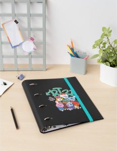 Eurocom BT21 - Segregator A4 z kolekcji Street Mood (4 ringi, gumka) 6