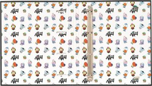 Eurocom BT21 - Segregator A4 z kolekcji Street Mood z kartkami (4 ringi, gumka) 3