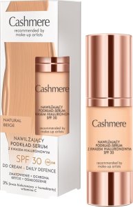 DAX CASHMERE DD Nawilżający podkład - serum z kwasem hialuronowym SPF 30 01 Natural Beige 2