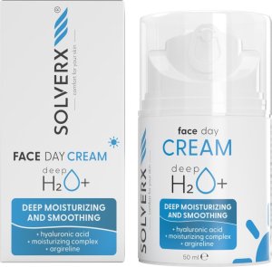 Solverx Deep H2O+ Krem głęboko nawilżający na dzień do skóry suchej i odwodnionej 50ml 1