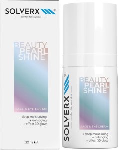 Solverx SOLVERX Face & Eyes Cream Krem na twarz i pod oczy Beauty Pearl Shine 30 ml 1