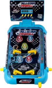 ProNice Mini Pinball Gra Zręcznościowa Flipper Stół Kulka Światła Muzyka Licznik 2