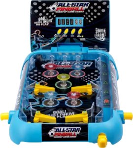 ProNice Mini Pinball Gra Zręcznościowa Flipper Stół Kulka Światła Muzyka Licznik 4