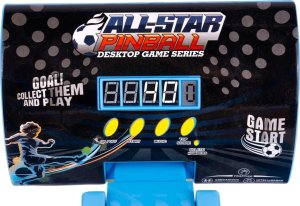 ProNice Mini Pinball Gra Zręcznościowa Flipper Stół Kulka Światła Muzyka Licznik 7