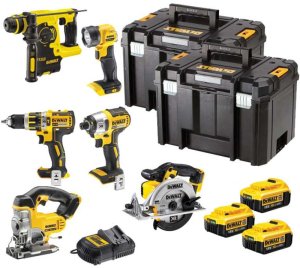 Zestaw elektronarzędzi Dewalt 12-elementowy (DCK699M3T) 1