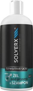 Solverx SOLVERX MEN SENSITIVE SKIN Żel & szampon 2w1 400m& 1