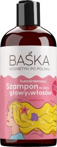 Solverx BAŚKA Kosmetyki Po Polsku Humektantowy Szampon do włosów - malinowy 500ml 1