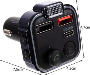 BaByliss Transmiter/ ładowarka bluetooth FM Xtrobb 22355 4