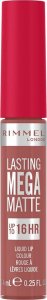 Rimmel  Rimmel Lasting Mega Matte długotrwała matowa pomadka w płynie do ust 110Blush 7.4ml 1