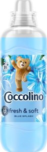 Płyn do płukania Unilever COCCOLINO Fresh & Soft Płyn do płukania tkanin Blue Splash  975ml (39 prań) 2