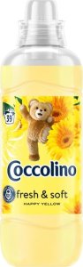 Unilever COCCOLINO Fresh & Soft Płyn do płukania tkanin Happy Yellow  975ml (39 prań) 2