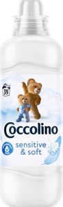 Płyn do płukania Unilever COCCOLINO Sensitive & Soft Płyn do płukania tkanin   975ml (39 prań) 1