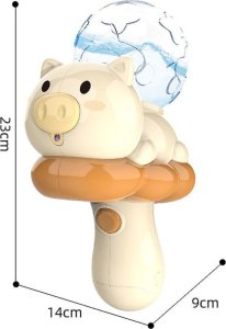 ProNice PISTOLET NA WODĘ ŚWINKA NA CHMURCE ZE ZBIORNIKIEM ZABAWKA WODNA KOLOROWA 2