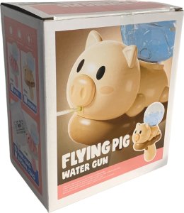 ProNice PISTOLET NA WODĘ ŚWINKA NA CHMURCE ZE ZBIORNIKIEM ZABAWKA WODNA KOLOROWA 8