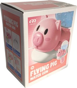 ProNice PISTOLET NA WODĘ ŚWINKA NA CHMURCE ZE ZBIORNIKIEM ZABAWKA WODNA KOLOROWA 9