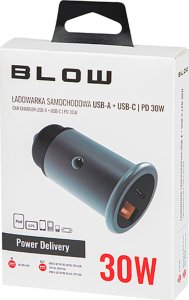 Ładowarka Blow Ładowarka samochodowa gniazdo USB+USB-C 30W G30C 2